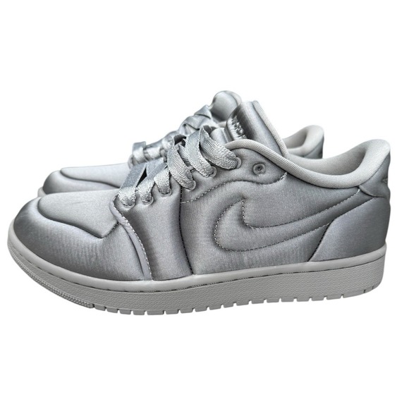 Nike Air Jordan 1 Low Method of Make 'Satin Grey' HF3969-002 Women's US Size 8 - Picture 1 of 6